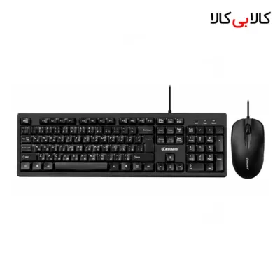 ست کیبورد و ماوس باسیم جرتک مدل Jertech KM160