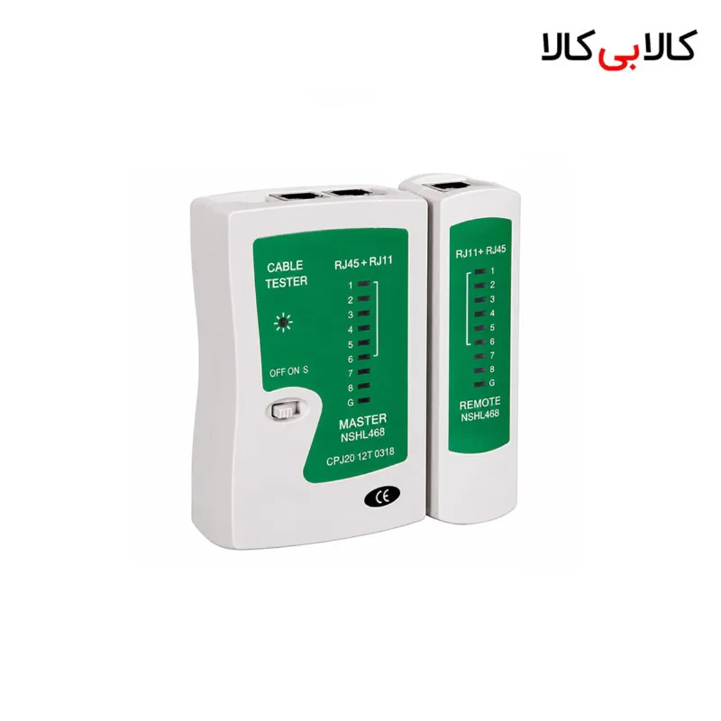 تستر کابل شبکه و تلفن مدل 011 (تستر دو تکه RJ45 و RJ11)
