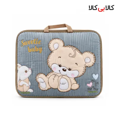 سرویس خواب مخمل رنگ طوسی تیره