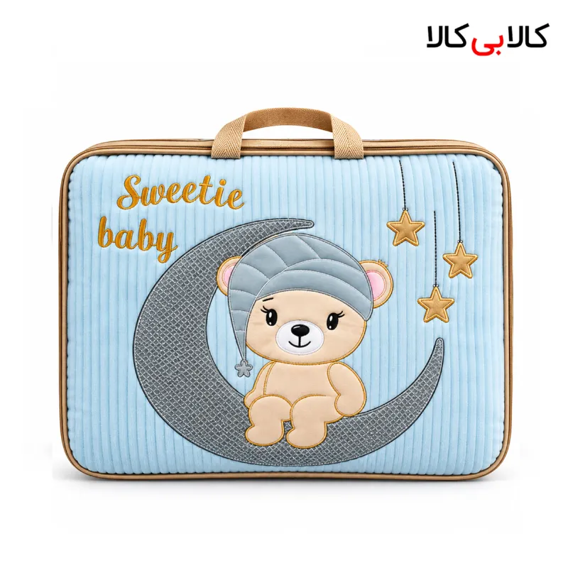 سرویس خواب مخمل طرح خرس و ماه