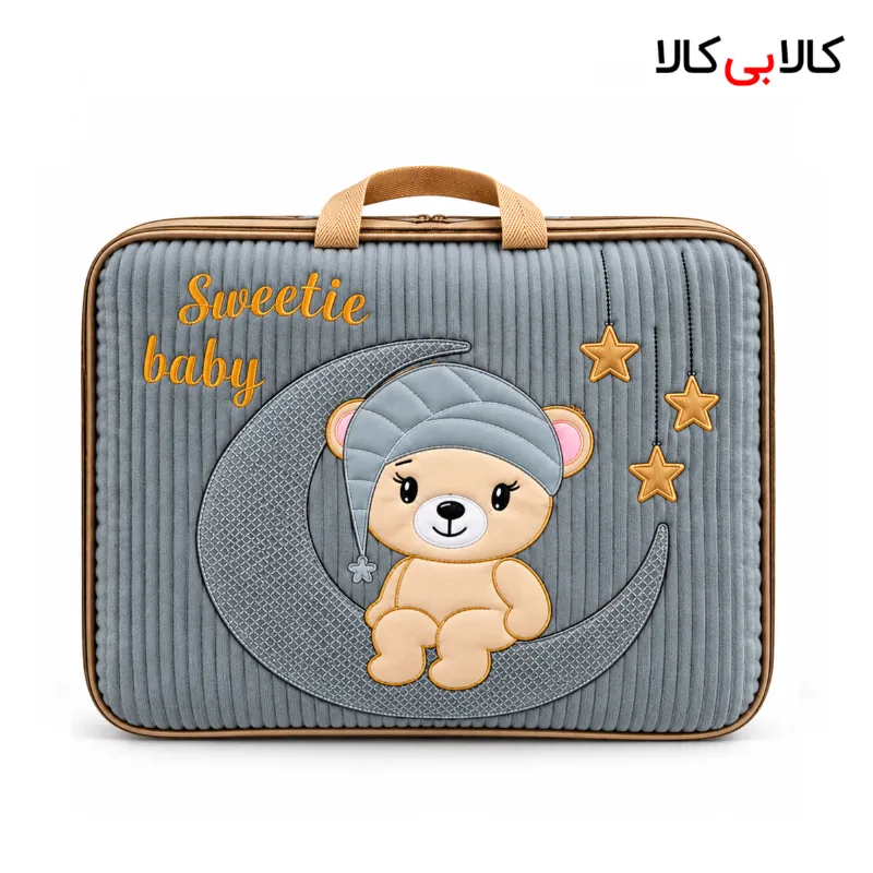سرویس خواب مخمل طرح خرس و ماه