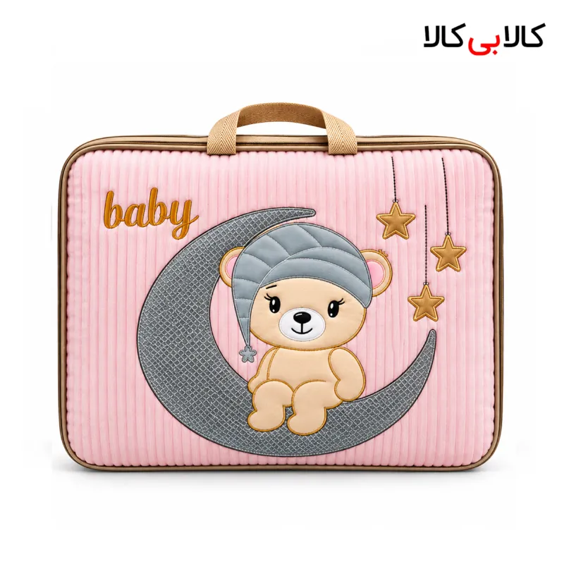 سرویس خواب مخمل طرح خرس و ماه