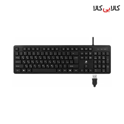 کیبورد سیمی پی نت (P-net) مدل KB-900 با حروف فارسی