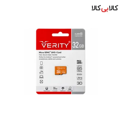 کارت حافظه MicroSD وریتی 32 گیگابایت مدل 95m سرعت Class 10
