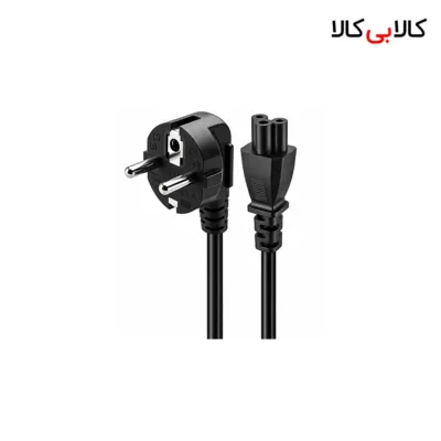 کابل برق لپتاپ Vellygood طول 1.5 متر با سوکت C5 و دوشاخه برق