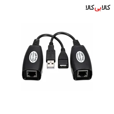 تبدیل اکستندر USB با کابل شبکه مدل 042 (USB to RJ45 Extender)