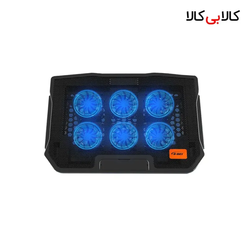 پایه خنک کننده لپ تاپ 6 فن دی نت ( D−net ) مدل H9 (پشتیبانی تا 17 اینچ)
