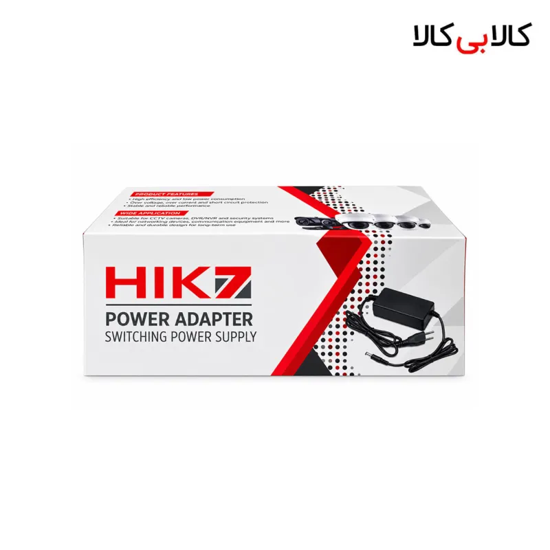 آداپتور برق ۱۲ ولت ۲ آمپر HIK7 (هایک سون) مخصوص دوربین مداربسته و مودم