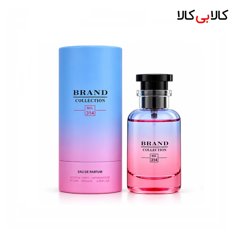 عطر جیبی برند کالکشن کد NO 314 مردانه و زنانه حجم 25 میلی لیتر