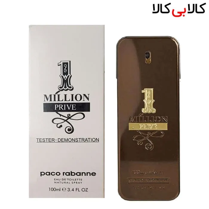 تستر ادو پرفیوم پاکو رابان وان میلیون پرایو 1Million Prive Paco Rabanne مردانه حجم 100 میلی لیتر