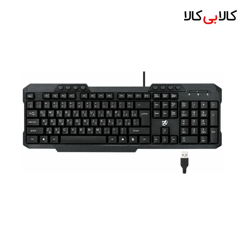 کیبورد سیمی مالتی مدیا ایکس فور تک (X4TECH) مدل X33