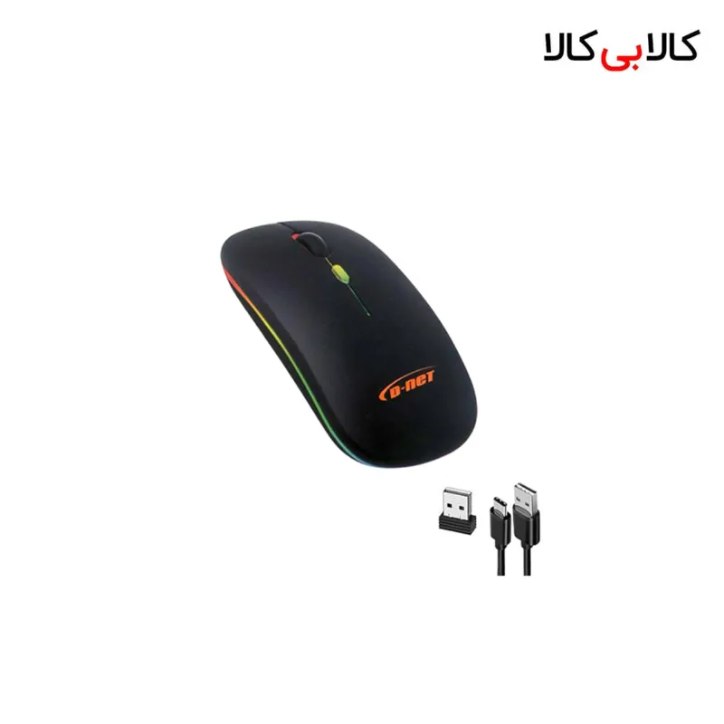 ماوس بیسیم و بلوتوثی شارژی دی نت مدل DT-988 با طراحی اسلیم