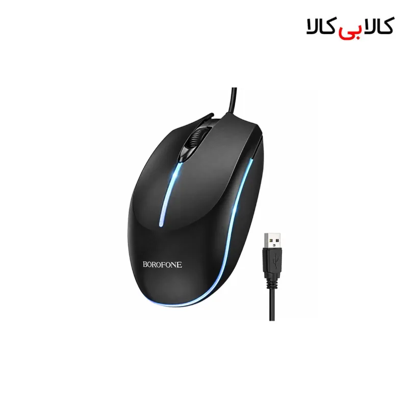 ماوس گیمینگ سیمی بروفون مدل BG10 با نورپردازی LED