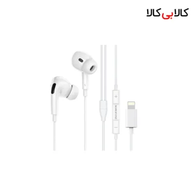 هندزفری سیمی آیفونی بروفون مدل BM30 Pro Lightning