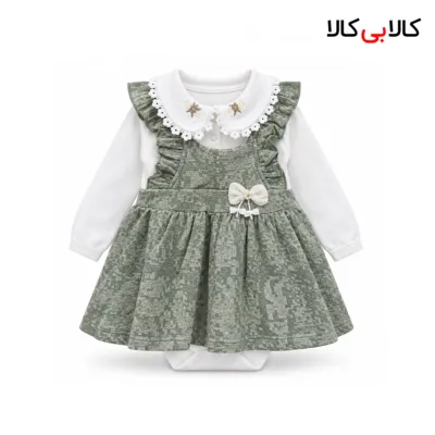 ست ده تکه جعبه‌ای نی نی مامان رنگ سفید و صورتی