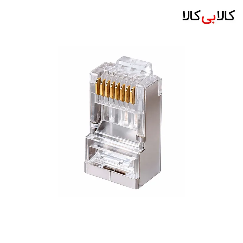 سوکت شبکه CAT6 شیلددار AMP با پوسته فلزی بسته 100 عددی