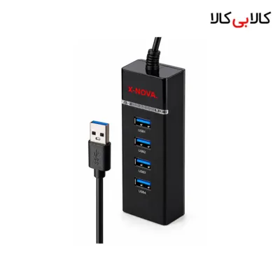 هاب 4 پورت USB 3.0 ایکس نووا (X-NOVA) مدل X770 با کابل 1.2 متری