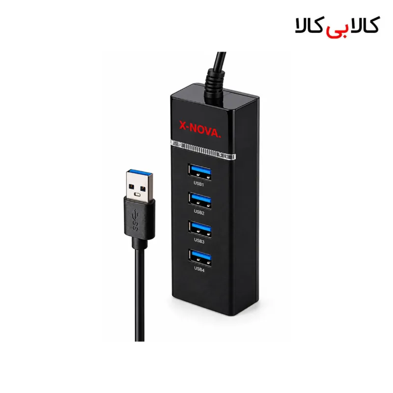 هاب 4 پورت USB 3.0 ایکس نووا (X-NOVA) مدل X770 با کابل 1.2 متری