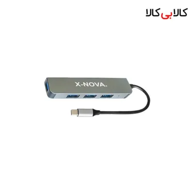 هاب 4 پورت تایپ سی (Type-C) ایکس نووا (X-NOVA) مدل X950