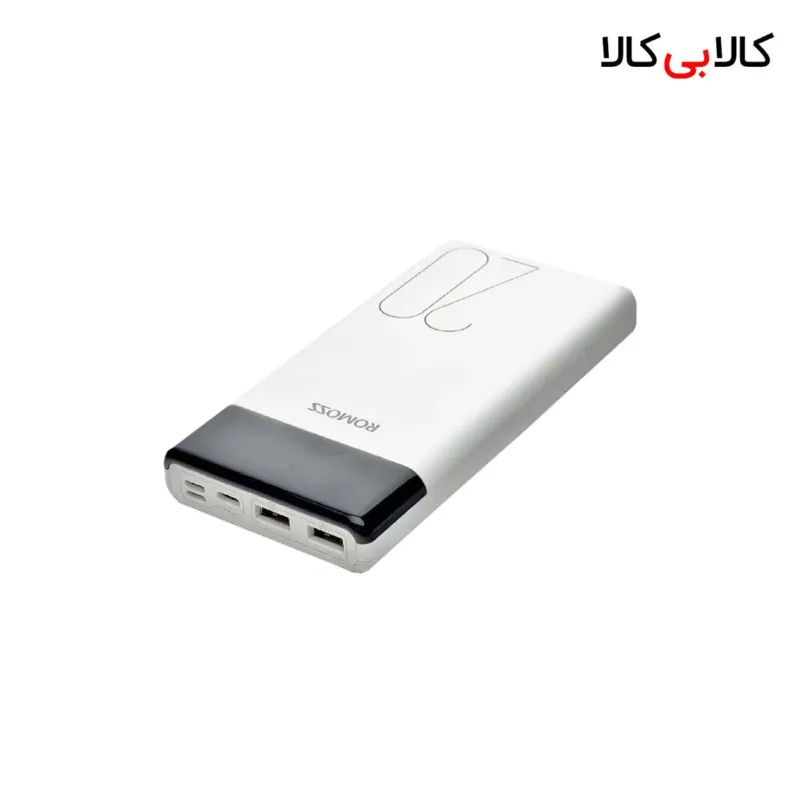 پاوربانک روموس 20000 میلی‌آمپر 18 وات مدل Romoss LT20 دارای نمایشگر LED