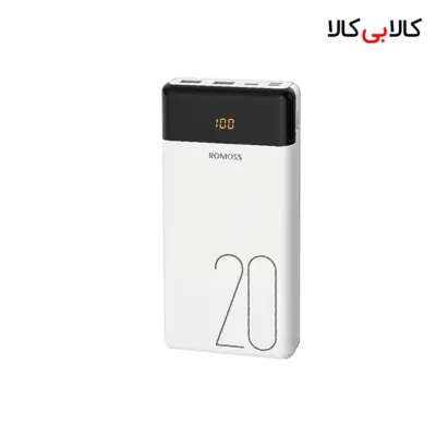 پاوربانک روموس مدل LT20 ظرفیت 20000 میلی‌آمپرساعت با نمایشگر دیجیتال
