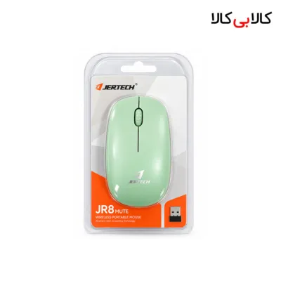 ماوس بیسیم جرتک (Jertech) مدل JR8 رنگ سبز