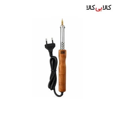 هویه 60 وات حرارت مدل قلمی با دسته چوبی و نوک تیز