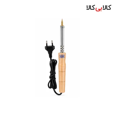 هویه 40 وات حرارت مدل قلمی با دسته چوبی عایق حرارت (Hararat 40W Soldering Iron)