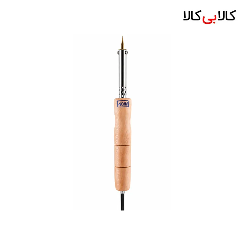 هویه 40 وات حرارت مدل قلمی با دسته چوبی عایق حرارت (Hararat 40W Soldering Iron)