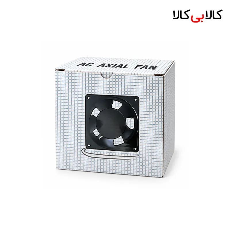 فن خنک کننده رک شبکه 12×12 سانتی متر 220 ولت مدل 001