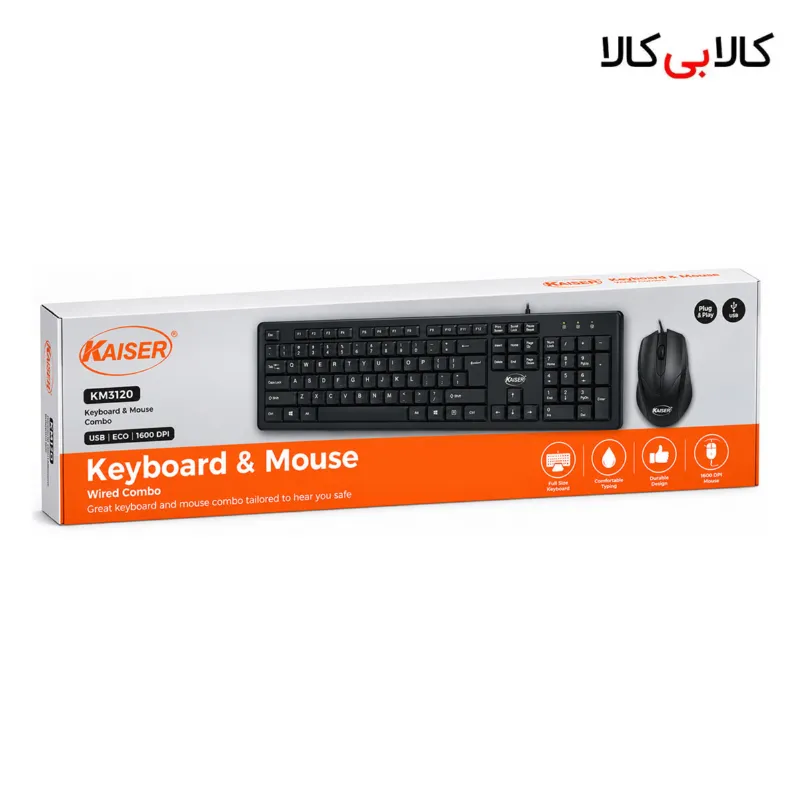 کیبورد و ماوس بی سیم کایزر (Kaiser) مدل KMW-824