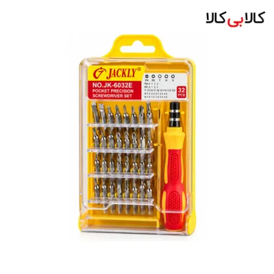 ست پیچ گوشتی 32 عددی جک لی مدل JK-6032D مخصوص تعمیرات