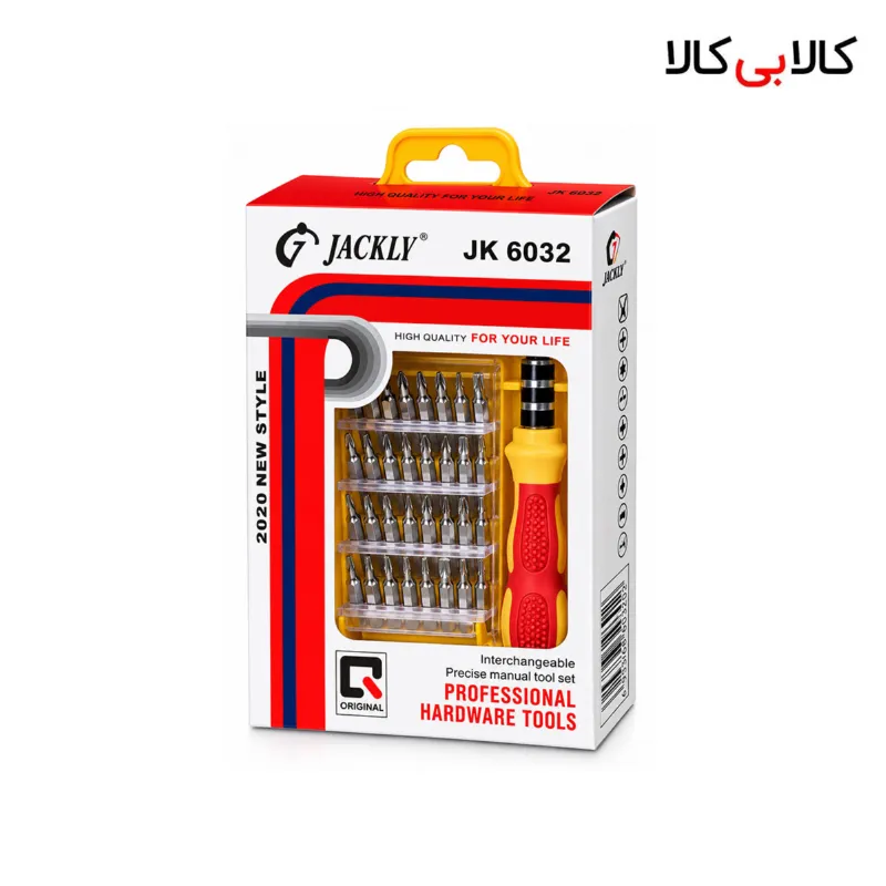 ست پیچ گوشتی 32 عددی جک لی مدل JK-6032D مخصوص تعمیرات
