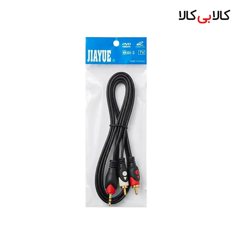 کابل 1 به 2 صدا استریو JIAYUE (تبدیل جک 3.5 به RCA)
