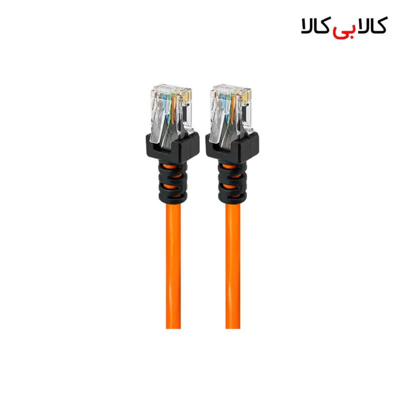 کابل شبکه نارنجی نگزنس CAT6 U/UTP طول 2 متر با کانکتور RJ45