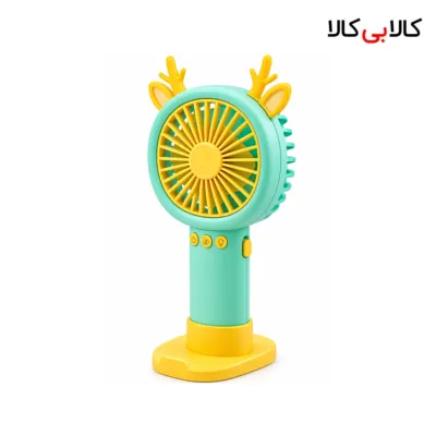 پنکه دستی و رومیزی شارژی فانتزی طرح گوزن مدل JL8858-B