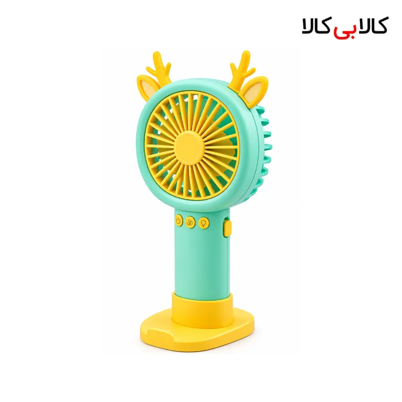 پنکه دستی و رومیزی شارژی فانتزی طرح گوزن مدل JL8858-B