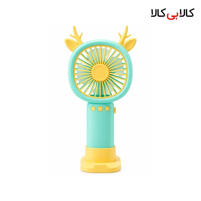 پنکه دستی و رومیزی شارژی فانتزی طرح گوزن مدل JL8858-B