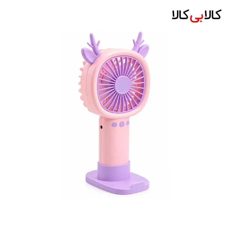 پنکه دستی و رومیزی شارژی فانتزی طرح گوزن مدل JL8858-B