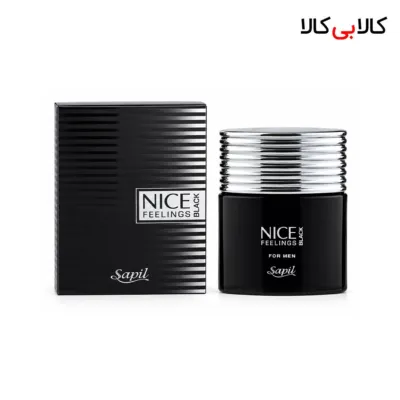ادکلن ساپیل نایس فیلینگز بلک مردانه حجم 75 میلی لیتر