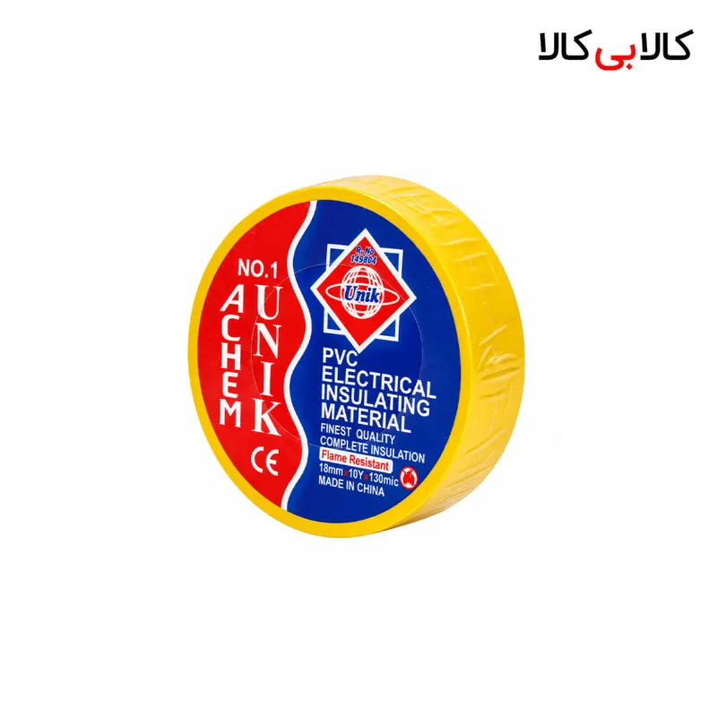 نوار چسب برق یونیک UNIK عرض 18 میلی متر طول 10 یارد