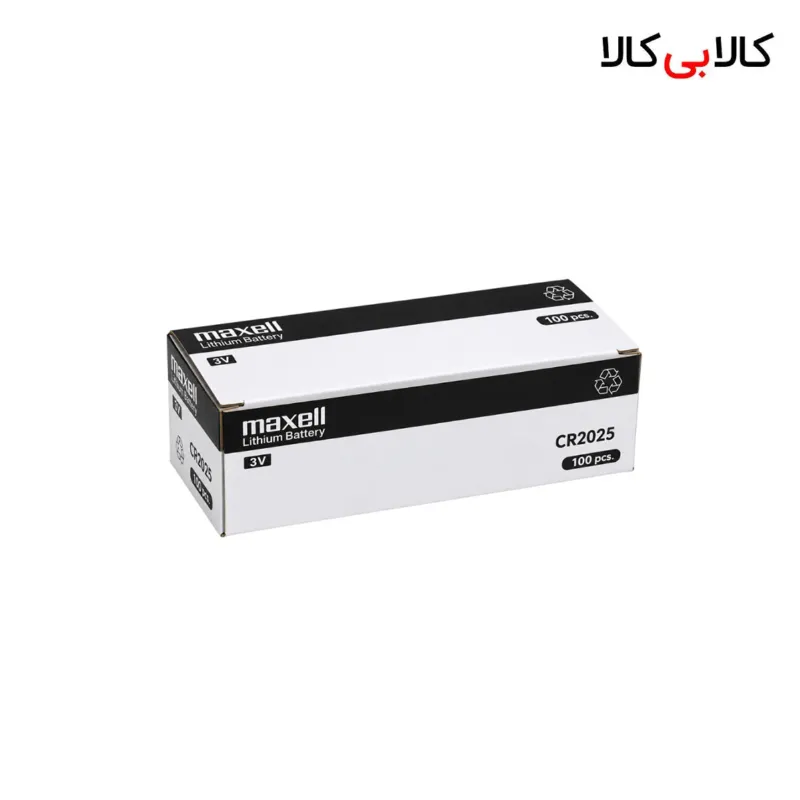 باتری سکه ای مکسل Maxell مدل CR2025 لیتیومی بسته 5 عددی