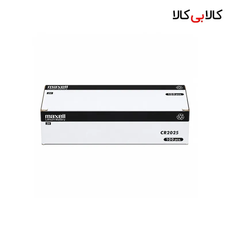 باتری سکه ای مکسل Maxell مدل CR2025 لیتیومی بسته 5 عددی