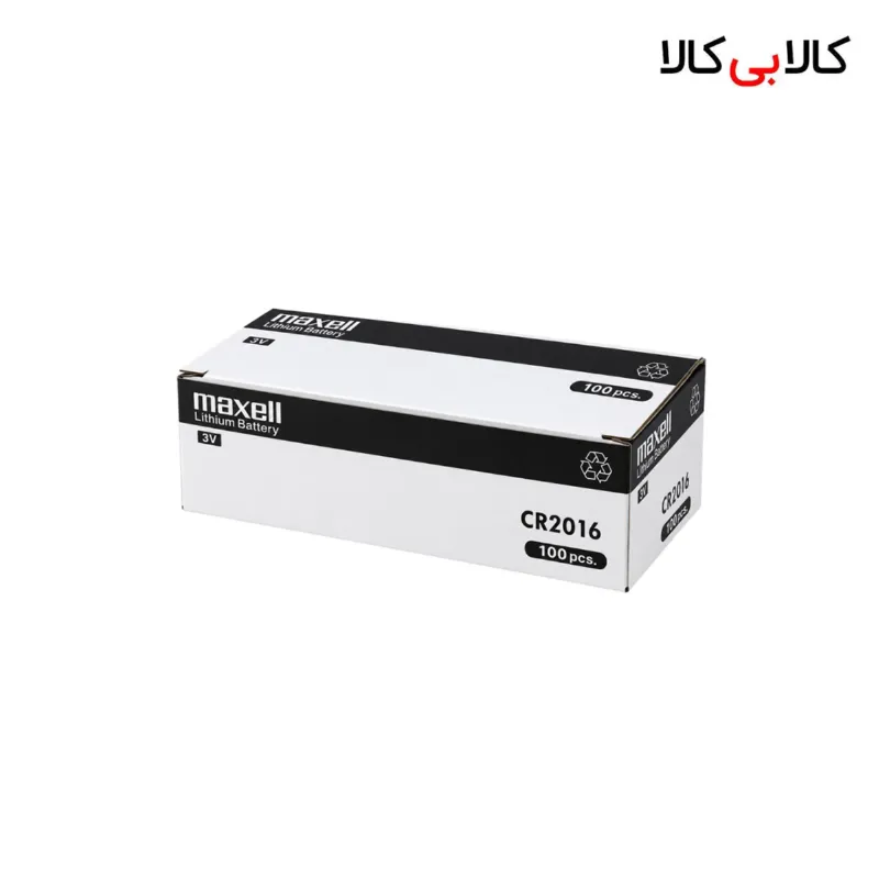 باتری سکه ای مکسل Maxell مدل CR2016 لیتیومی بسته 5 عددی