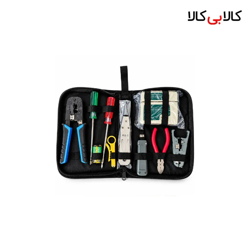 کیف ابزار شبکه Hualiantengda مدل 092 ست کامل تجهیزات پسیو