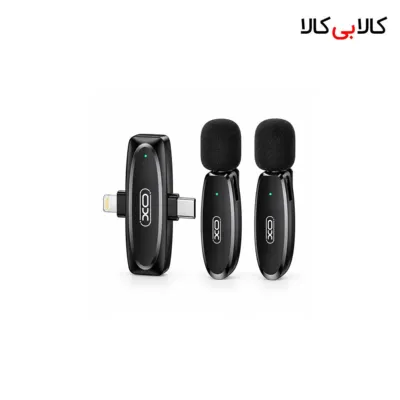 میکروفون یقه‌ای بی‌سیم دو کاربره XO مدل MKF10