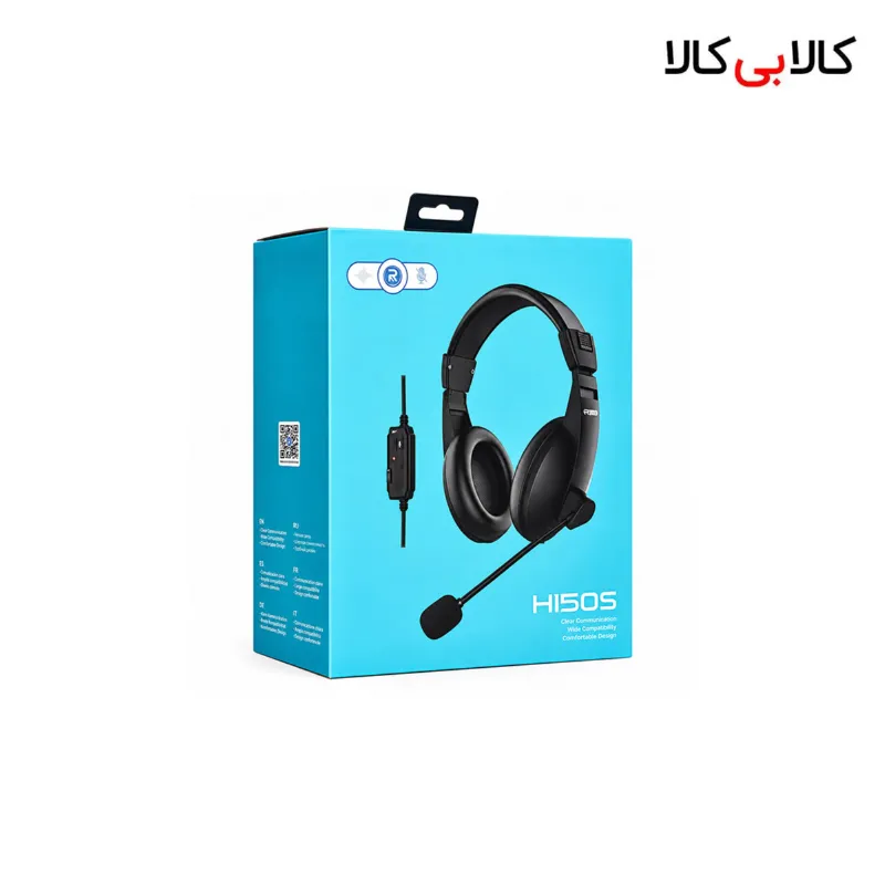 هدست مخصوص بازی رپو Rapoo مدل H150 اتصال USB و میکروفون چرخشی