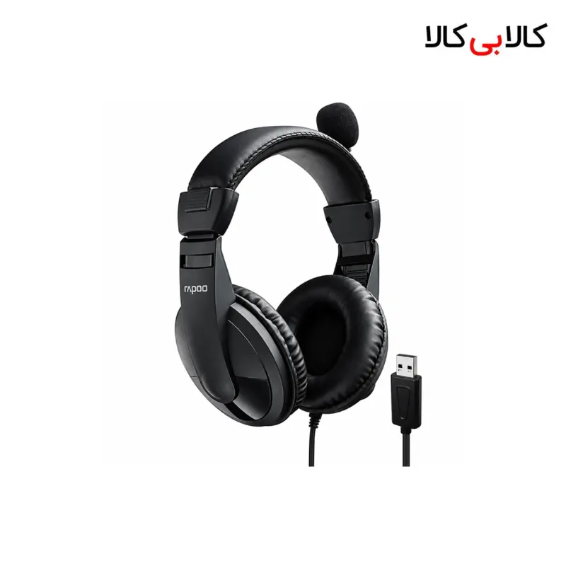 هدست مخصوص بازی رپو Rapoo مدل H150 اتصال USB و میکروفون چرخشی