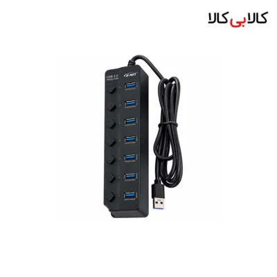 هاب 7 پورت USB 3.0 دی‌نت D-Net مدل DT-480