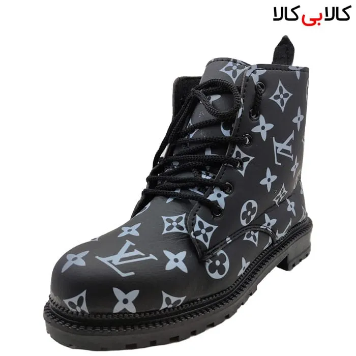 نیم بوت زنانه مشکی مدل LV-2850